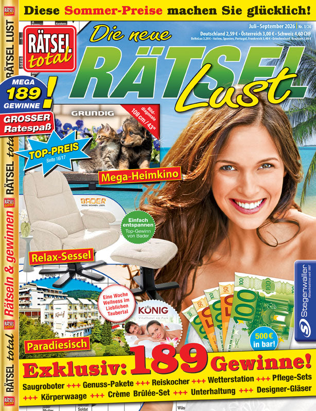 Rätsel total Die neue Rätsellust 3/26