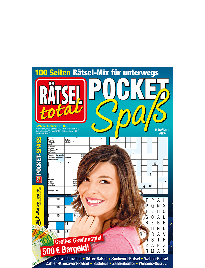 Rätsel total – Pocket-Spass 2/24