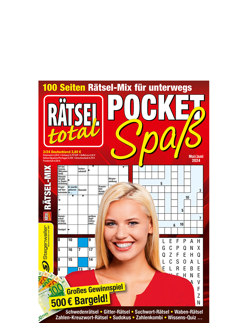 Rätsel total – Pocket-Spass 3/24