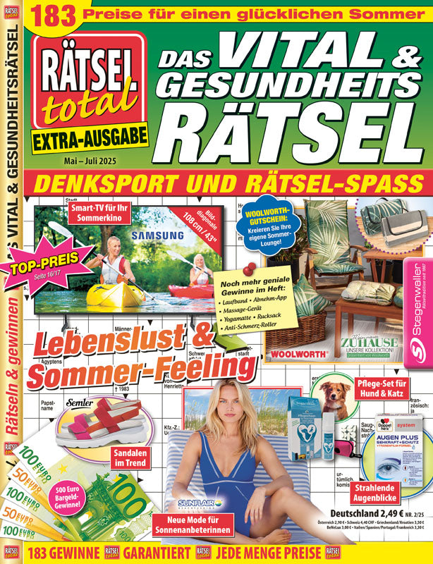 Rätsel total – Das Vital- und Gesundheitsrätsel 2/25
