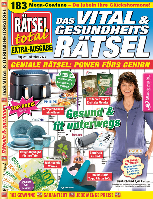 Rätsel total Das Vital und Gesundheitsrätsel 3/25