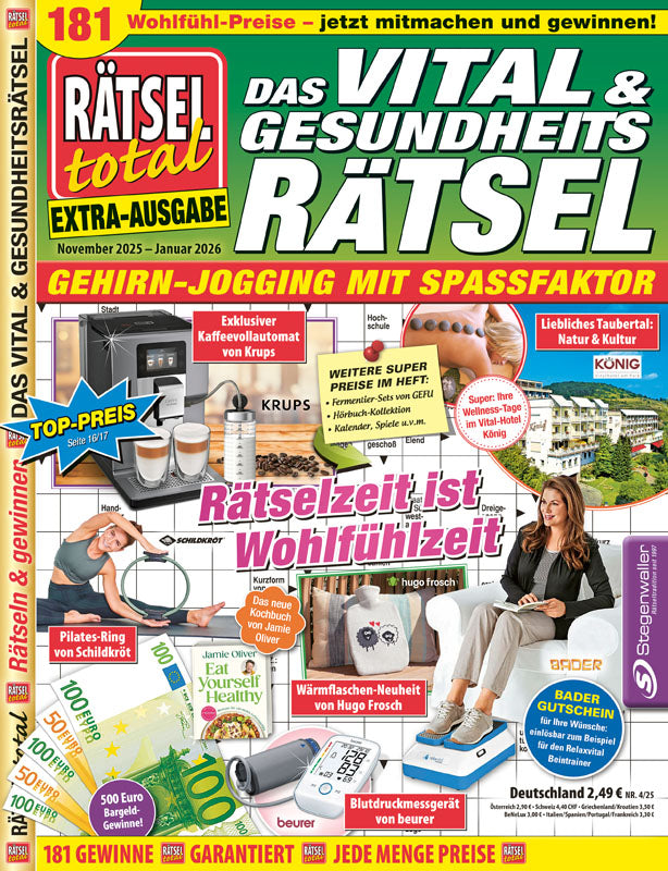Rätsel total Das Vital und Gesundheitsrätsel 4/25