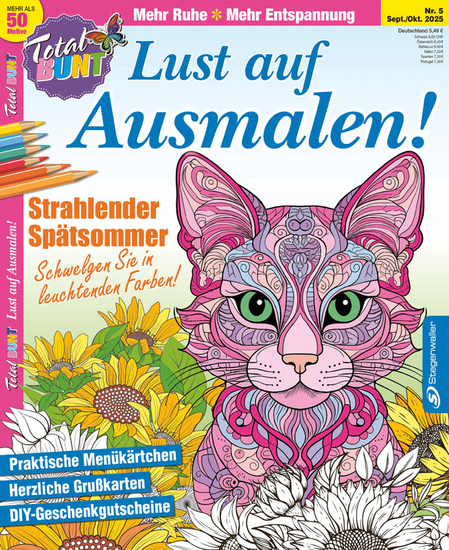 Total Bunt Lust auf Ausmalen 5/25