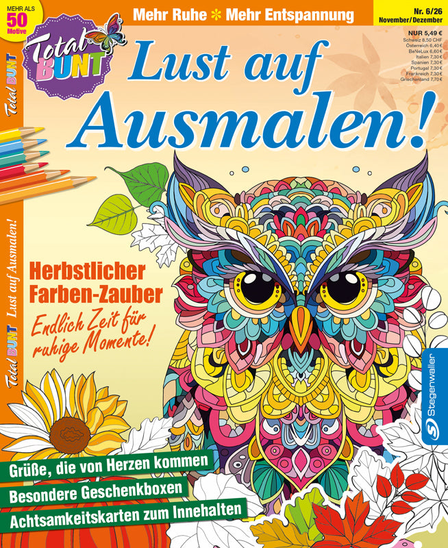 Total Bunt Lust auf Ausmalen 6/26
